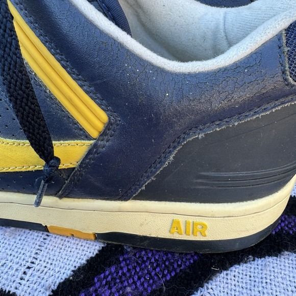 Size 9.5 - 2003 Nike Air‎ Force 2 Michigan U Of M 305602-471 - Picture 2 of 9